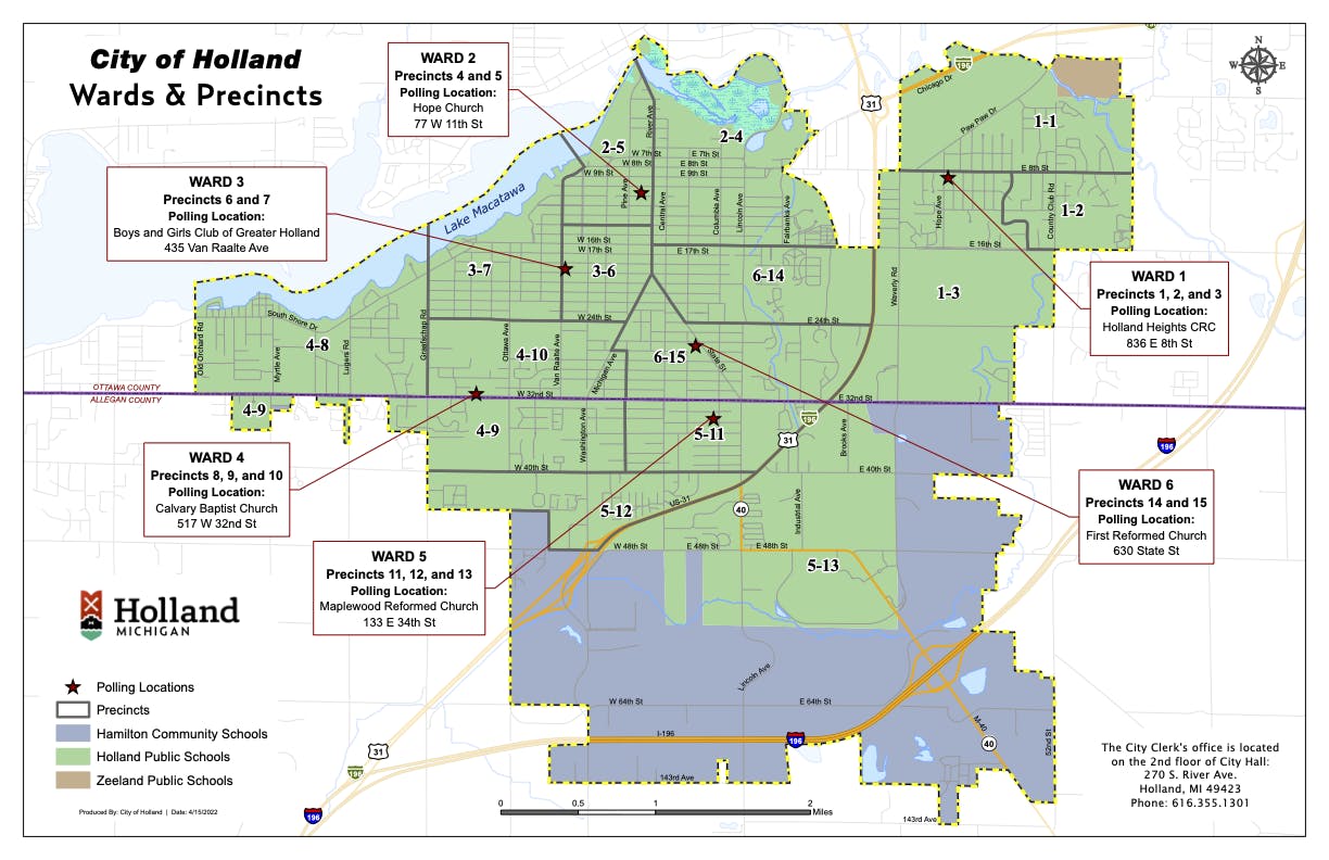Ward/Precinct Map